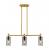Crown Point - 3 Light - 31 inch - Brushed Brass - Island Light