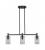 Crown Point - 3 Light - 31 inch - Matte Black - Island Light