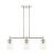 Crown Point - 3 Light - 31 inch - Polished Nickel - Island Light