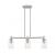Crown Point - 3 Light - 31 inch - Satin Nickel - Island Light