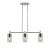 Crown Point - 3 Light - 31 inch - Satin Nickel - Island Light