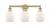 Eaton - 3 Light - 24 inch - Brushed Brass - Bath Vanity Light