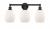 Eaton - 3 Light - 24 inch - Matte Black - Bath Vanity Light