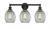 Eaton - 3 Light - 24 inch - Matte Black - Bath Vanity Light
