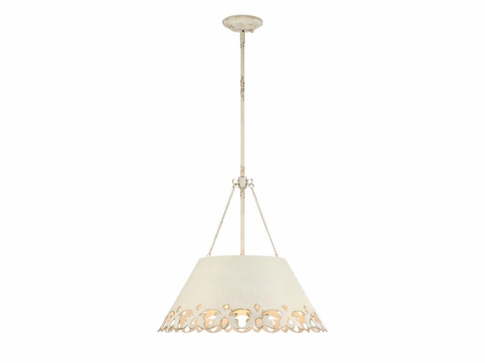 Piper 5 Light Pendant - Outdoor in Natural Black with Maple All-Weather Wicker Shade