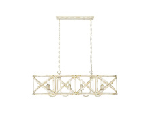 Golden 0890-LP AI - Alcott Linear Pendant in Antique Ivory with No Shade