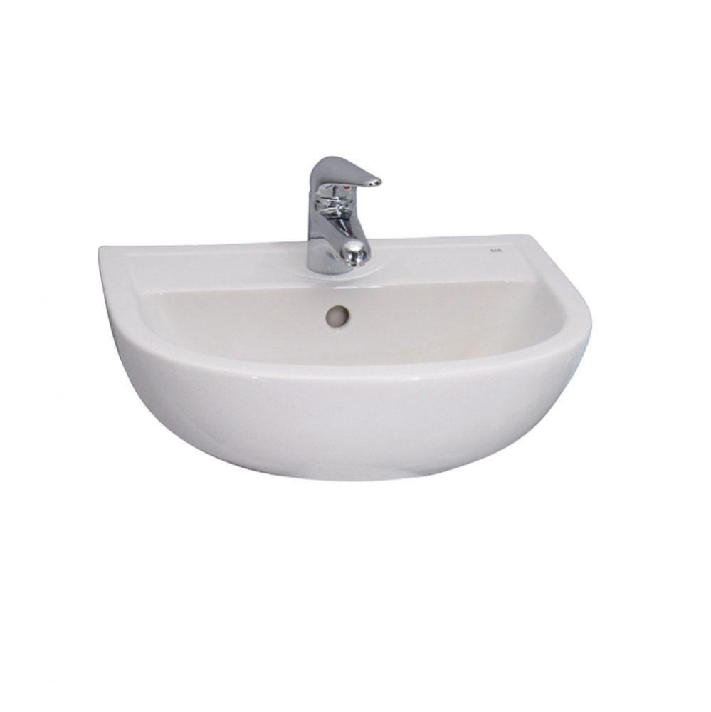 Compact 545 Wall Hung Basin  6&apos;&apos; ws - White