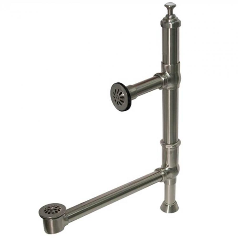Tower Drain &amp; overflow Brushed Nickel