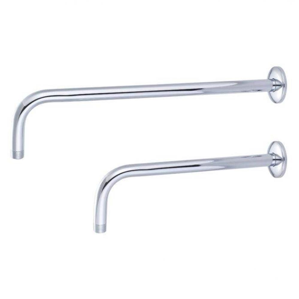 17&apos;&apos; Wallmount L Type/Brass Tube, Shower Arm w/Flange, CP