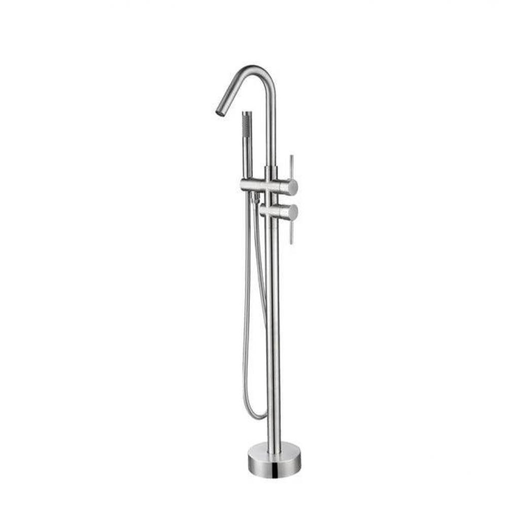 Flynn Freestanding Faucet (Brass),W/Handshower,CP