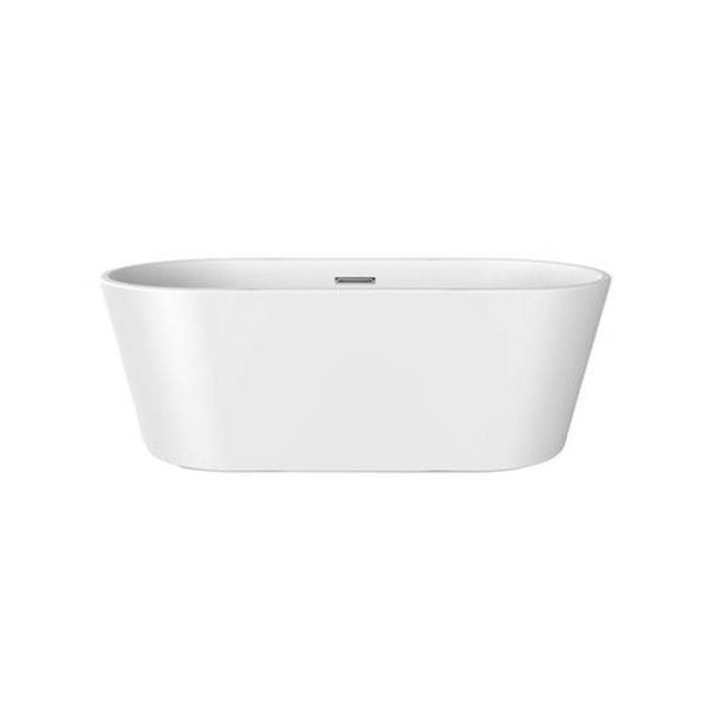 Oswald 59&apos;&apos; Freestanding AC Tub,W/Internal Drain &amp; OF MB