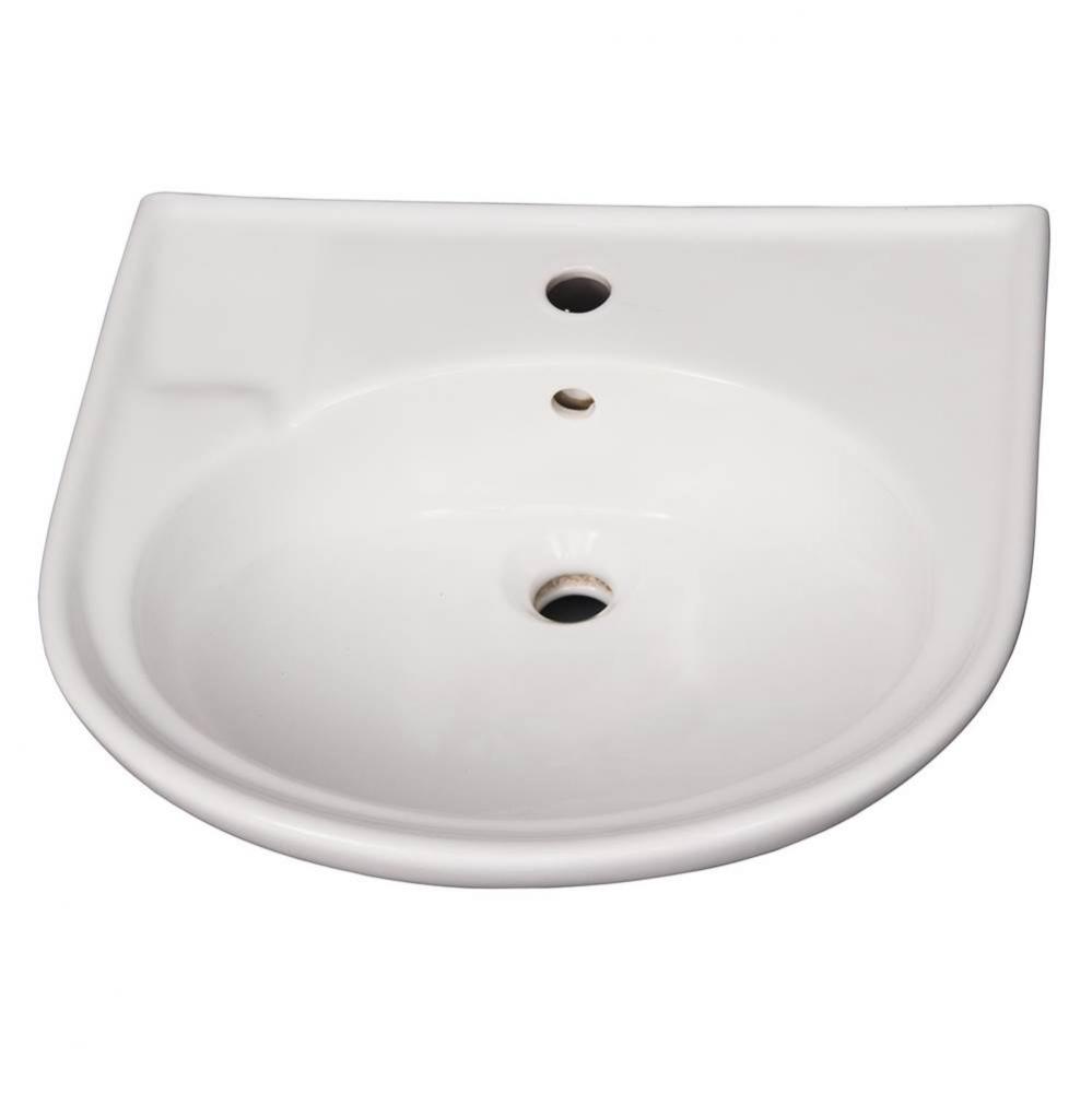 Elena 600 Ped Lav Basin 8&apos;&apos; Widespread, White