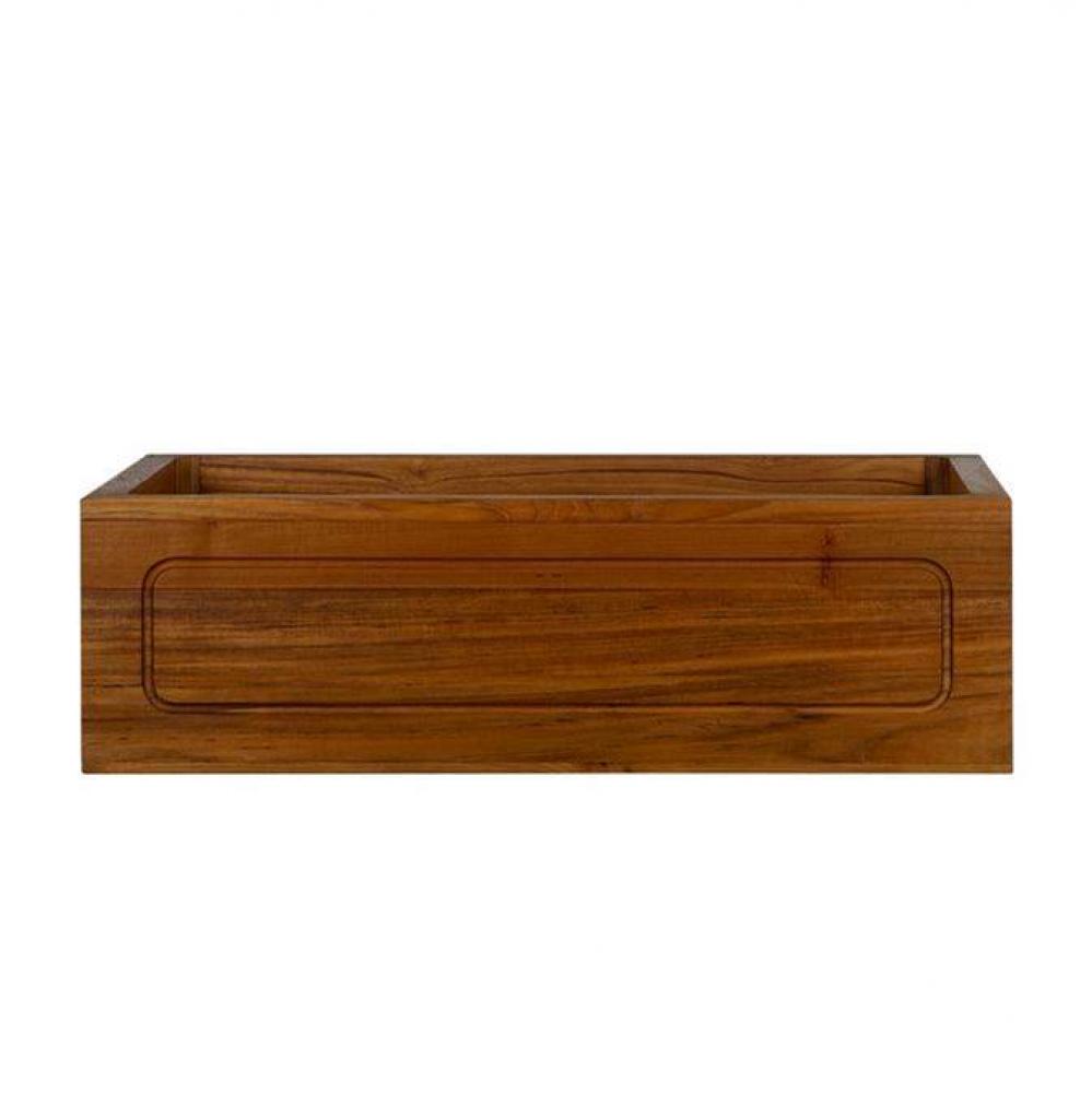 Kolea 30&apos;&apos; Single Bowl FarmSink,Frame Front, Teak