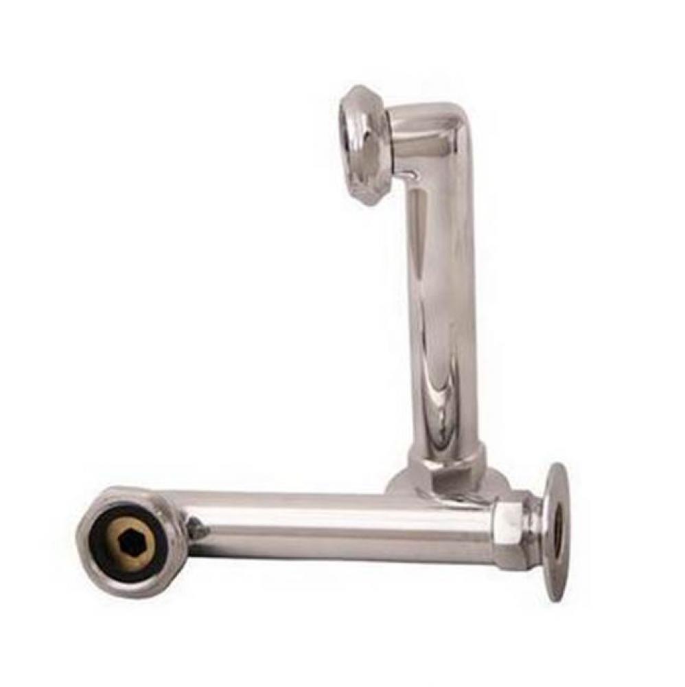 Elbows for Deck Mounting, 6&apos;&apos;,  Pair,  Matte Black