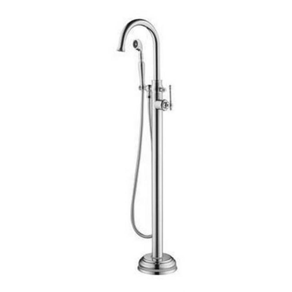 LeBaron Freestandng Tub Filler  w/HS, Polished Chrome
