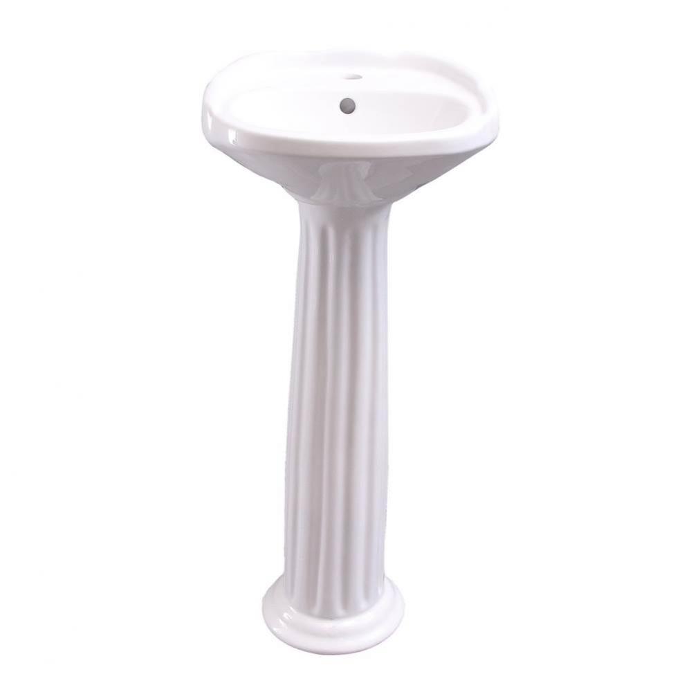 Silvi 15&apos;&apos; Basin Only with 1-Faucet Hole,W/ Overflow,WH