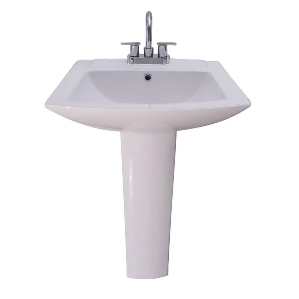 Burke  Basin Only for 4&apos;&apos; CC Overflow, White