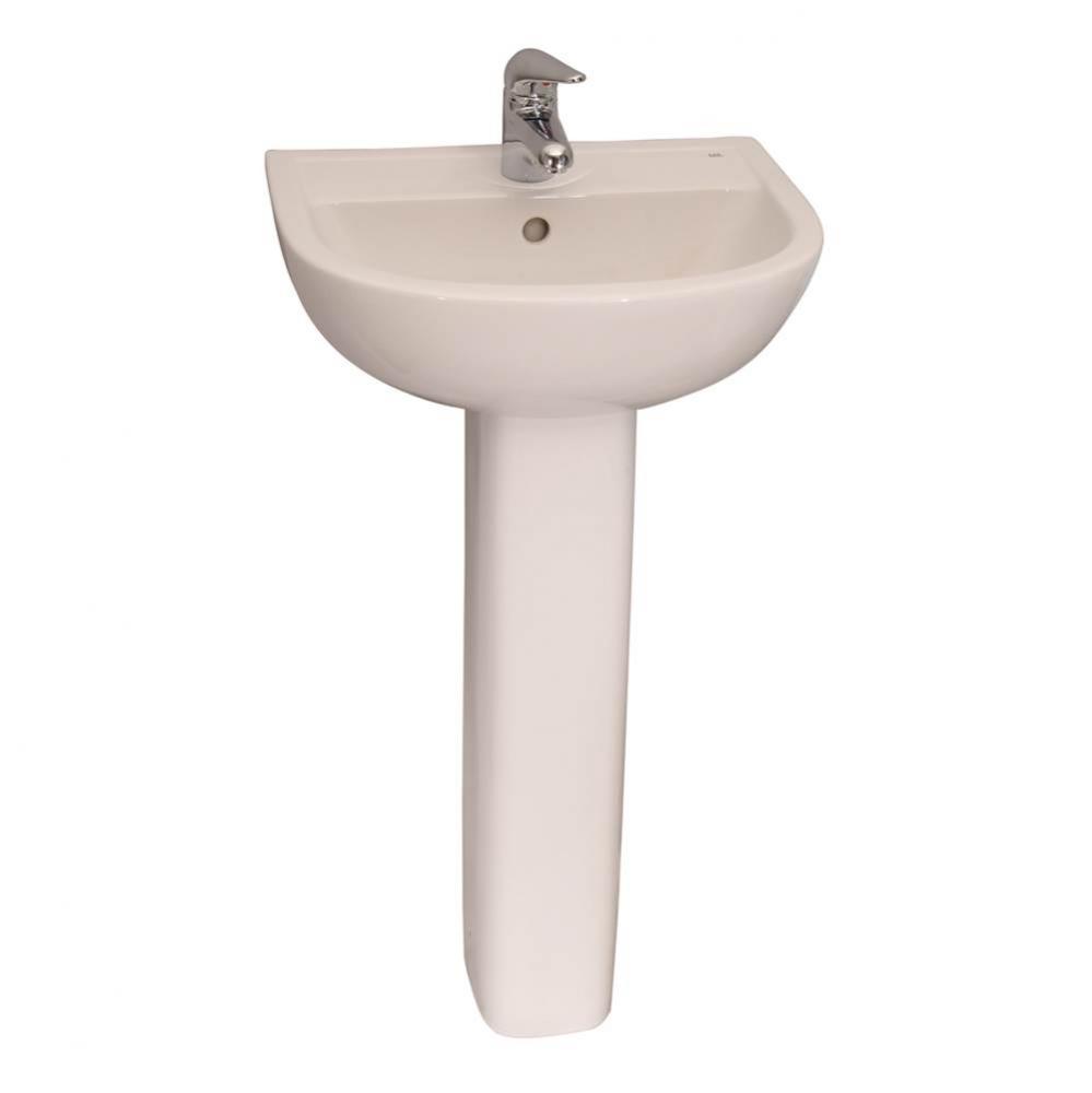 Compact 450 Basin, 8&apos;&apos; ws  White