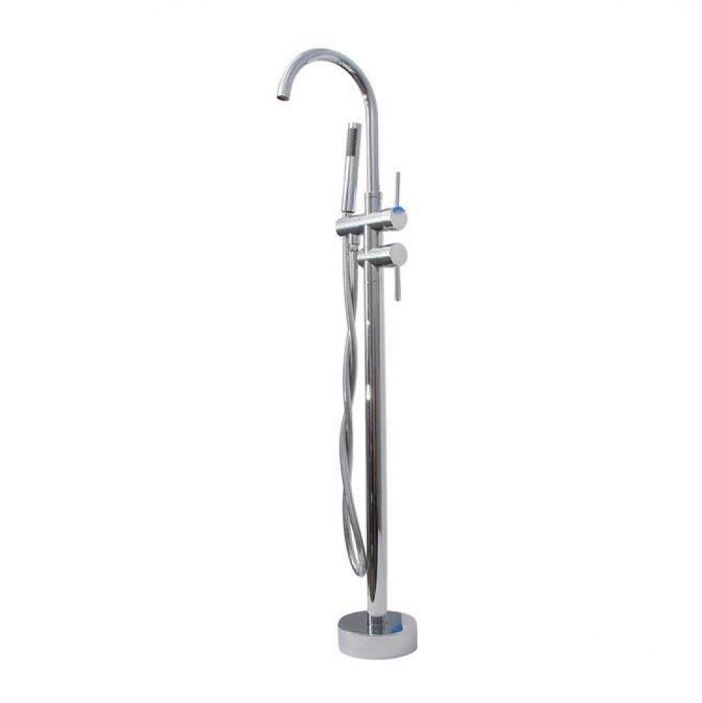 Elora Freestanding Faucet (Brass),W/Handshower,CP