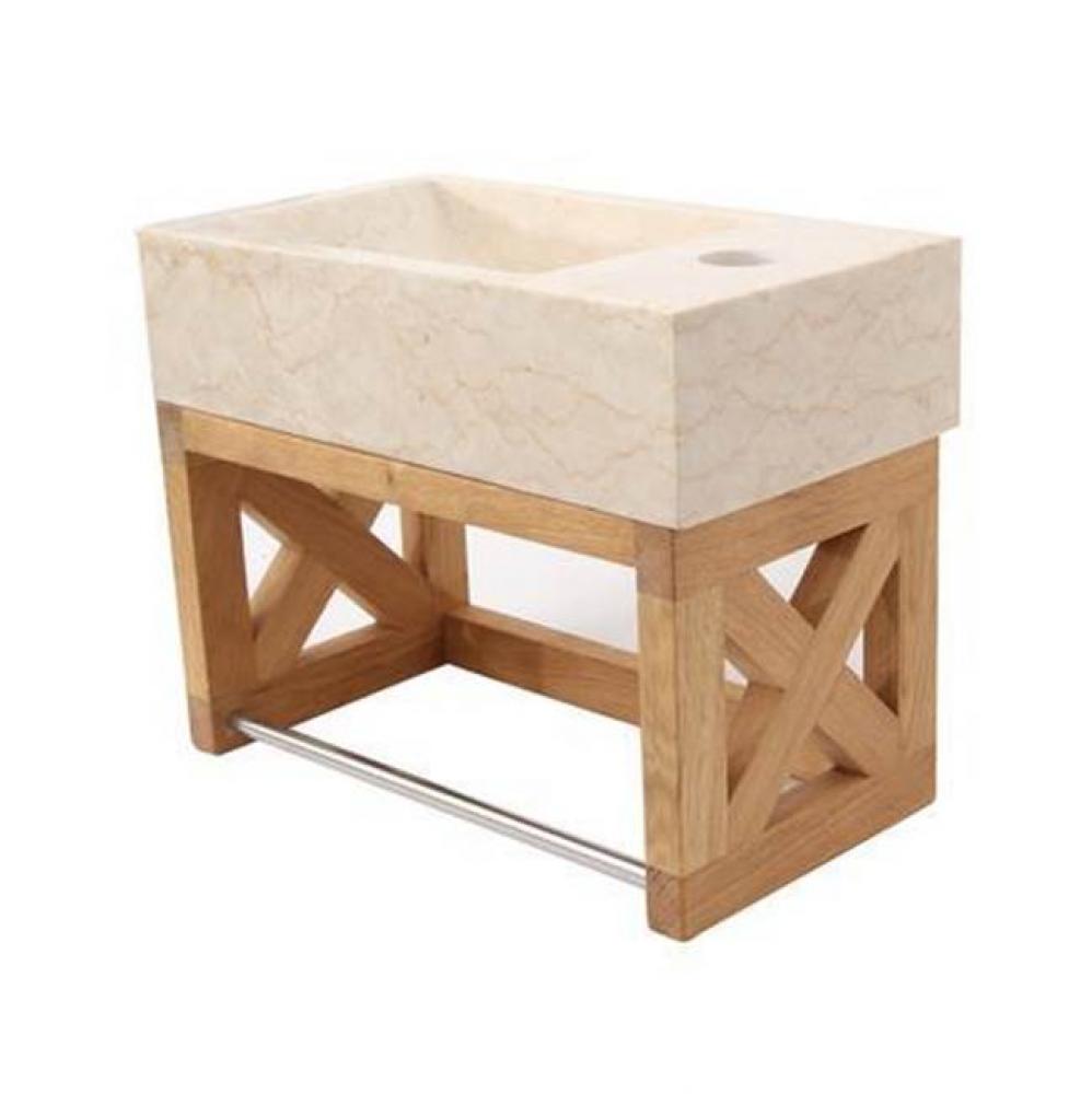 Modena Vanity for Modena Basin 15-3/8&apos;&apos;X8-3/8&apos;&apos;X8-3/8&apos;&apos;,Euro Oak