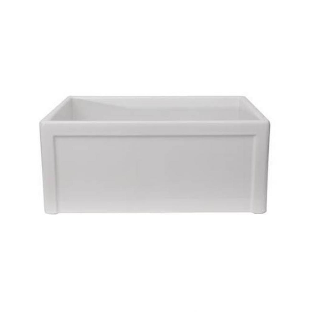 Chapman 36&apos;&apos; Fireclay Single Bowl,Center Drain, White