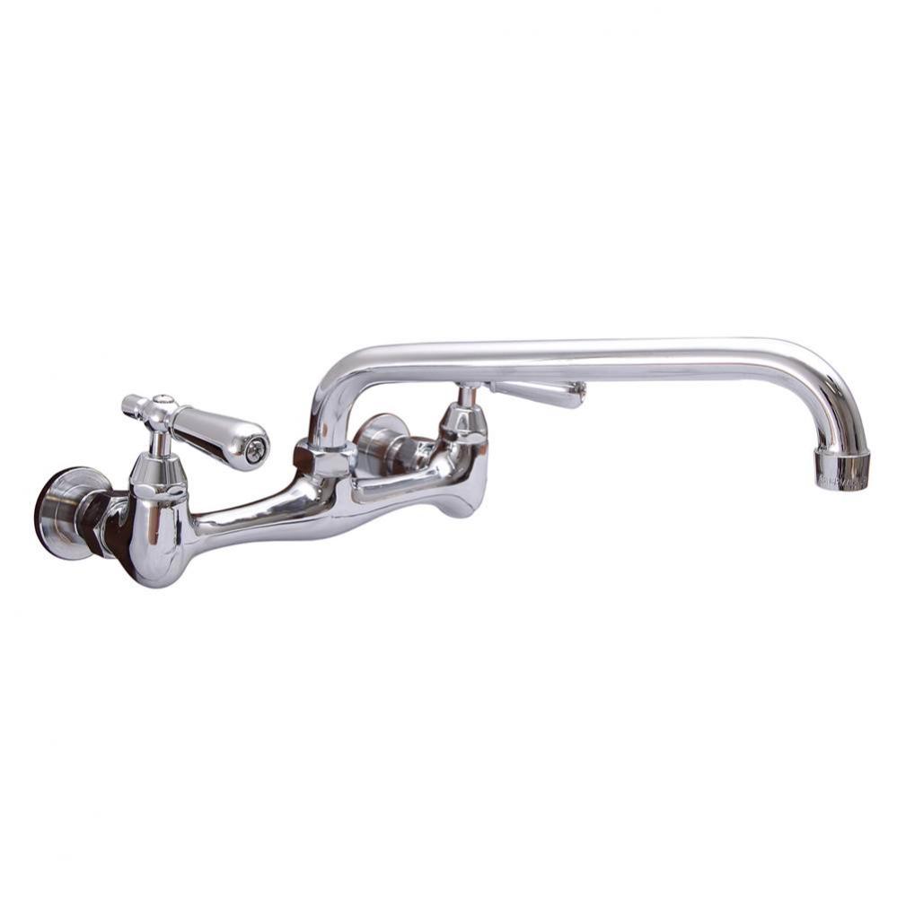 Dollie Wall Mount,Lever Handle10&apos;&apos; Spout w/ceramic Disc, CP