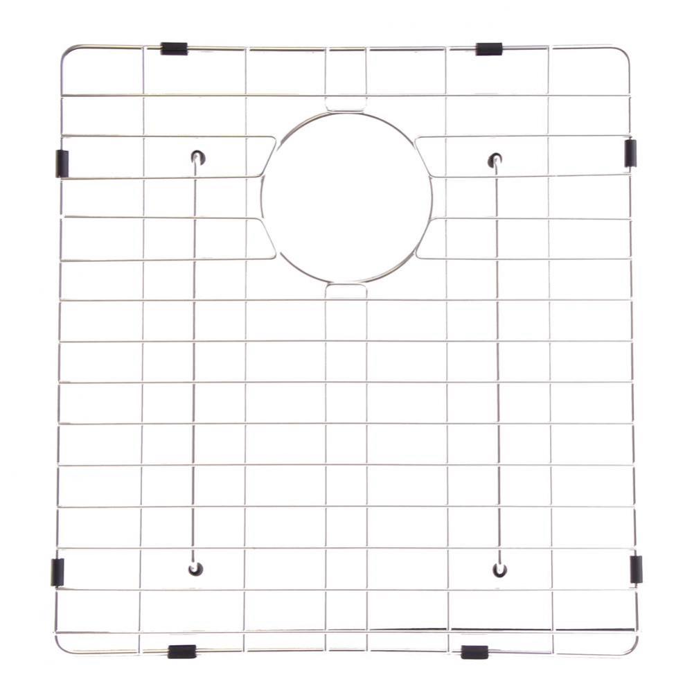 Thelma SS Wire Grid Sngle Bwl 16-5/8&apos;&apos; x 17-5/8&apos;&apos;D