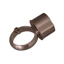 Barclay 331-BN - D-Rod Connection Loop Fitting, Brushed Nickel