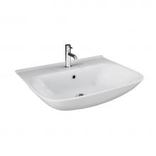 Barclay 4-1118WH - Eden 520 Wall-Hung Basin,8'' Widespread, White