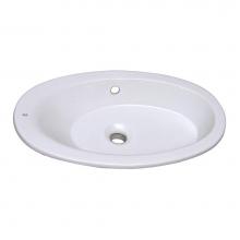 Barclay 4-327WH - Infinity Drop-In Basin, 22'' White
