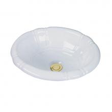 Barclay 4-709WH - Sienna Drop In Bowl, White