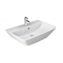 Barclay 4-778WH - Summit 600 Wall Hung Basin 8'' Widespread, White