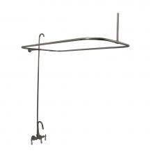 Barclay 4124-CP - Shower Unit for CI Tubs, Less Showerhead, Polished Chrome