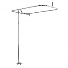 Barclay 4192-48-CP - Converto Shower w/48'' Rect Rod, Fct, Riser, Polished Chrome
