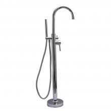 Barclay 7912-CP - Branson Freestanding ThermostaTub Filler, Polished Chrome