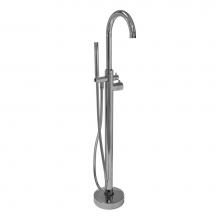 Barclay 7901-CP - Belmore Freestandng Tub Filler  w/HS, Polished Chrome