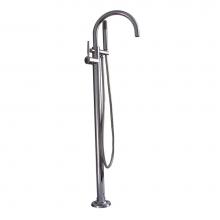 Barclay 7922-CP - Dolan Freestanding GooseneckTub Filler, Polished Chrome