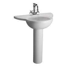 Barclay 3-611WH - Alida Pedestal Lavatory,