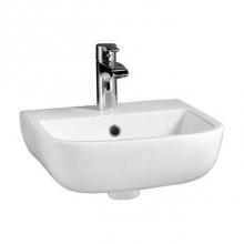 Barclay 4-214WH - Series 600 SMALL Wall-HungBasin 15-3/4'',4'' Center Set,WH