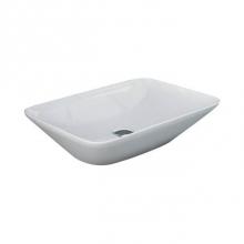 Barclay 5-505WH - Variant 21-5/8''x14'' Rect.Counter Top Basin in White