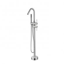Barclay 7966-CP - Flynn Freestanding Faucet (Brass),W/Handshower,CP
