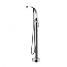 Barclay 7968-CP - Grimley Freestanding Faucet (Brass),W/Handshower,CP
