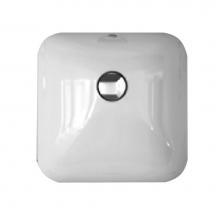 Barclay 5-603WH - Variant 14'' SquareUndercounter Basin in White