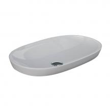 Barclay 5-606WH - Variant 19-3/4'' x 14'' OvalDrop-In Basin in White