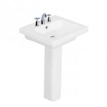 Barclay B/3-1074WH - Resort 550 Basin only,White-4'' Centerset