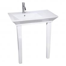 Barclay B/960WH - Opulence Basin, 31-1/2'',White, Rect Bowl, 4'' cc