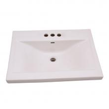 Barclay 4-264WH - Mistral 510 Wall-Hung Basin4'' cc, White