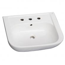 Barclay B/3-2008WH - Caroline 450 Basin only,White-8'' Widespread