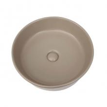Barclay 4-1095MTA - Harmony 16-1/2'' Round Above Counter Basin,Matte Tan