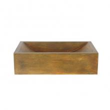 Barclay 5-321CVB - Eldon Rect Cement AboveCounter Basin,Vintage Brown